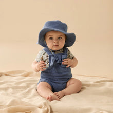 Load image into Gallery viewer, Wilson &amp; Frenchy Organic Terry Sun Hat - Deep Blue
