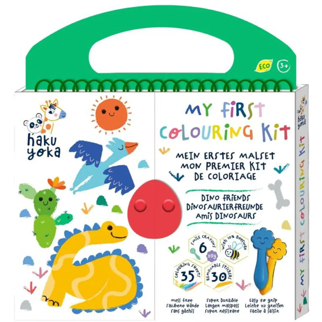 Haku Yoka My First Colouring Kit - Dino Friends