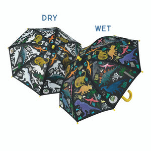 Floss & Rock Colour Changing Umbrella - Dinosaurs