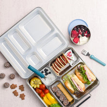 Load image into Gallery viewer, Nestling Stainless Steel Lunchbox Dipper Set of 2 - Dusty Blue
