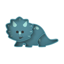 Load image into Gallery viewer, Melii Silicone Divided Suction Plate - Luxe Dino
