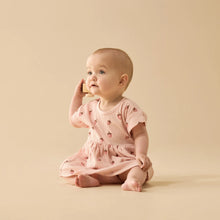 Load image into Gallery viewer, Wilson &amp; Frenchy Organic Crinkle Dress - Strawberry Kisses
