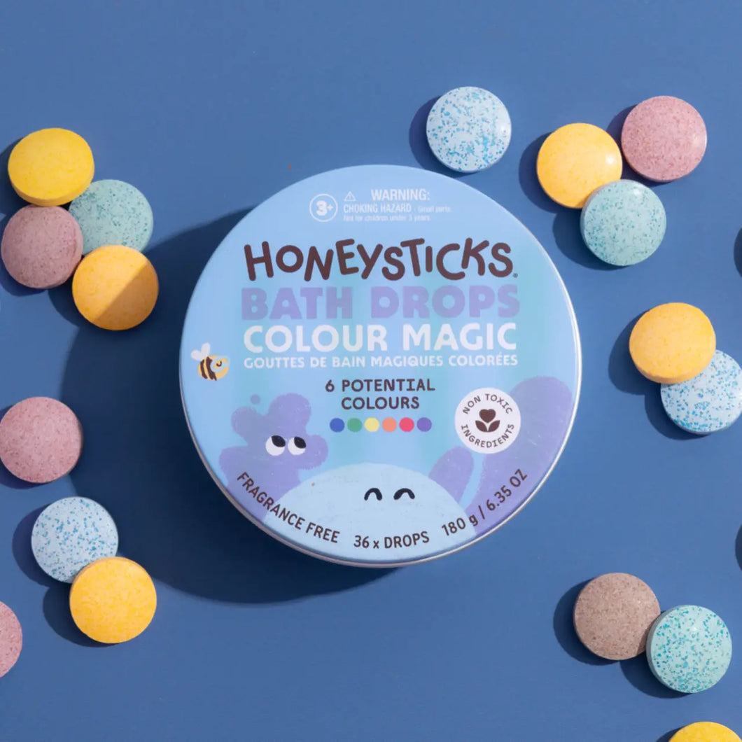 Honeysticks Bath Drops Colour Magic - Tin of 36