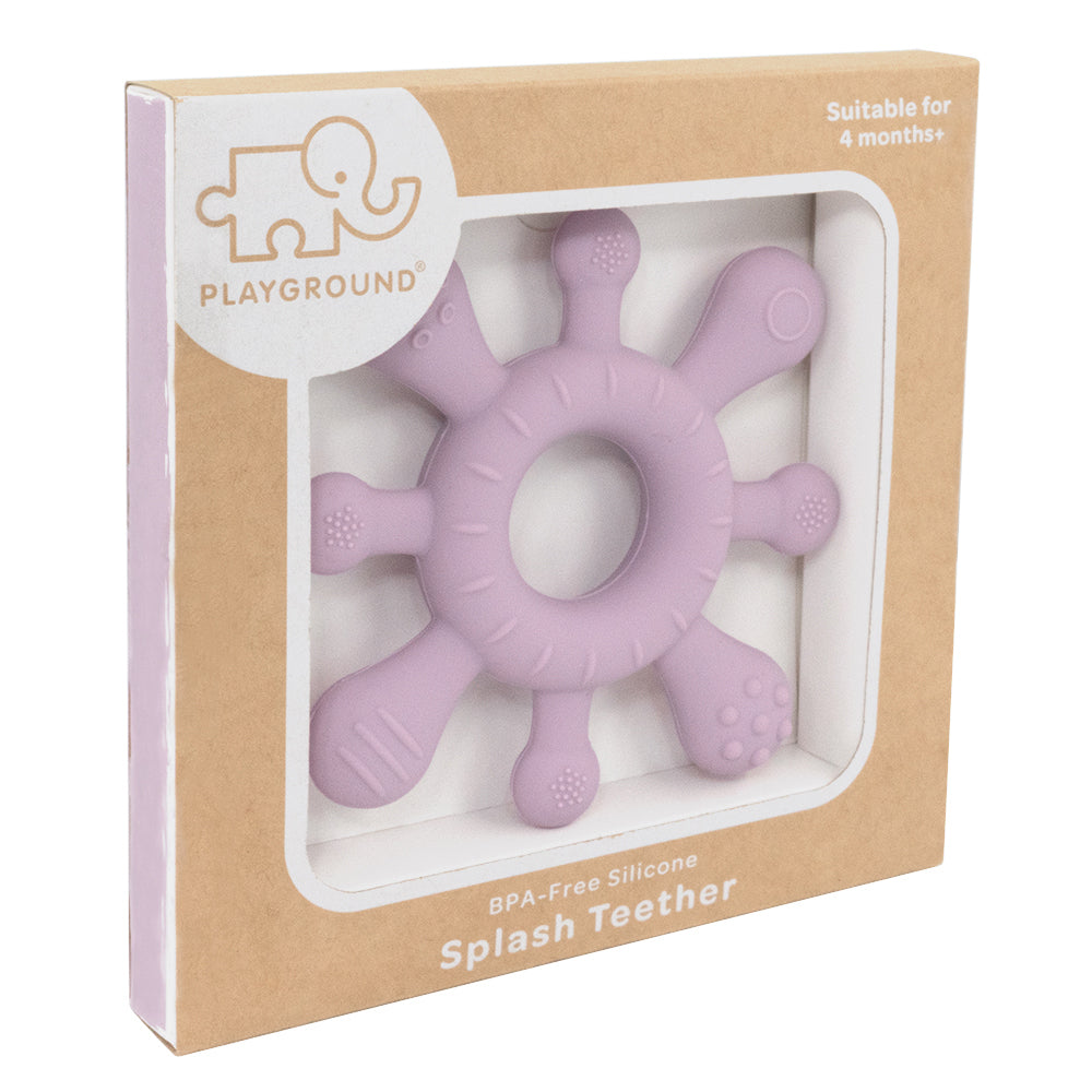 Playground Silicone Splash Teether - Choose your colour