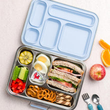 Load image into Gallery viewer, Nestling Stainless Steel Bento Box - Dusty Blue
