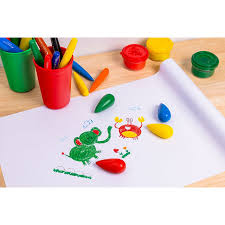 Faber-Castell Little Creatives Easy Grasp Bulb Crayons 4 pack