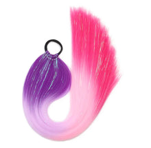 Load image into Gallery viewer, The Neon Mermaid - Fairy Berry - Straight Ponytail
