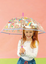 Load image into Gallery viewer, Floss &amp; Rock Colour Changing Transparent Umbrella - Fantasy
