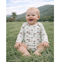 Load image into Gallery viewer, Imababy Long Sleeve Bodysuit - Aotearoa Farm Muster
