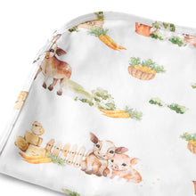 Load image into Gallery viewer, Snuggle Hunny Kids Stretch Cotton Baby Wrap &amp; Topknot Set - Farm
