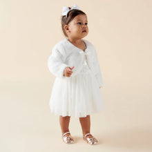 Load image into Gallery viewer, Designer Kidz Sassy Faux Fur Jacket - Ivory
