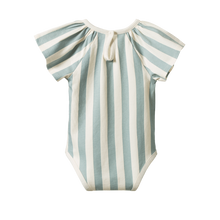 Load image into Gallery viewer, Nature Baby Faye Bodysuit - Star Dew Stripe

