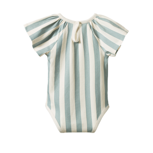 Nature Baby Faye Bodysuit - Star Dew Stripe