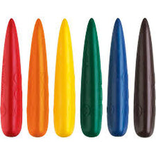Load image into Gallery viewer, Faber-Castell Little Creatives Easy Grip Finger Crayons 6 pack

