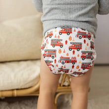 Load image into Gallery viewer, Bear &amp; Moo Reusable OSFM Cloth Nappy - Fire Fire
