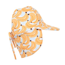 Load image into Gallery viewer, Acorn Swim Flap Cap (Rated UPF50+) - Bananas
