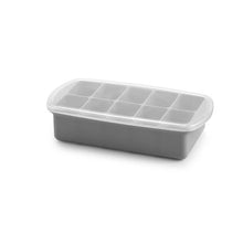 Load image into Gallery viewer, Melii Silicone Baby Food Freezer Tray with Lid - Luxe Grey
