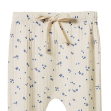 Load image into Gallery viewer, Nature Baby Pointelle Footed Rompers - Daisy Print
