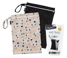 Load image into Gallery viewer, Mum2mum Wetbags Twin Pack - Fox &amp; Black
