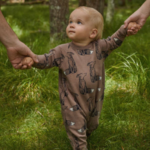 Nature Baby Long Sleeve Juno Romper - Foxy Cub