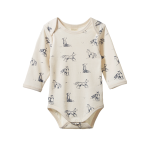 Nature Baby Long Sleeve Bodysuit - Foxy