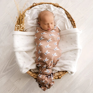 Mod & Tod Stretchy Swaddle - Little Frenchie