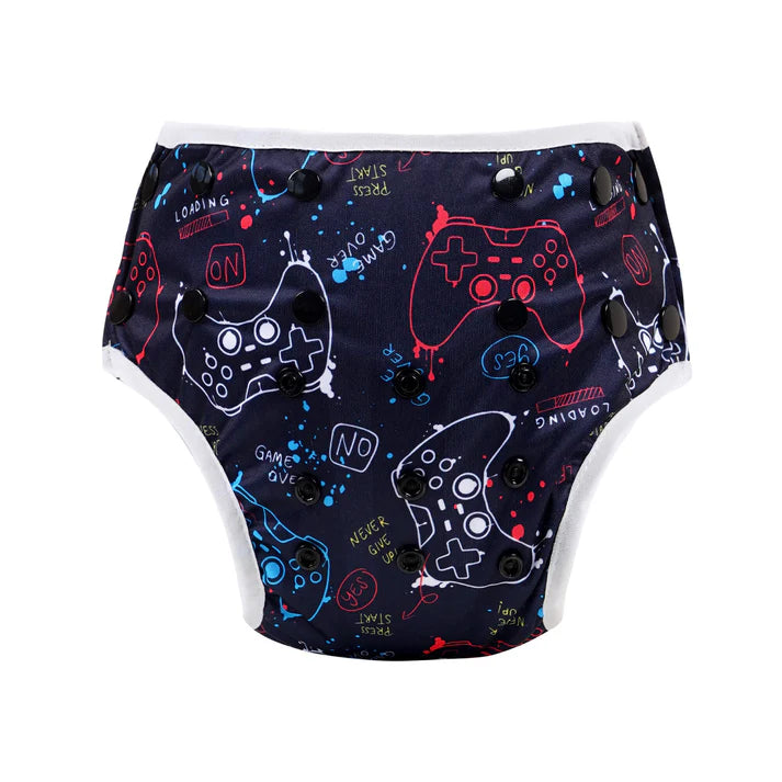 Bear & Moo Swim Nappy - Game On