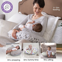 Load image into Gallery viewer, Boppy 4 n 1 Pillow - Silver Sketch
