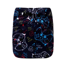 Load image into Gallery viewer, Bear &amp; Moo Reusable OSFM Cloth Nappy - Game On
