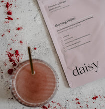 Load image into Gallery viewer, Daisy Morning Sickness Relief Drink - Raspberry, Lemon &amp; Ginger

