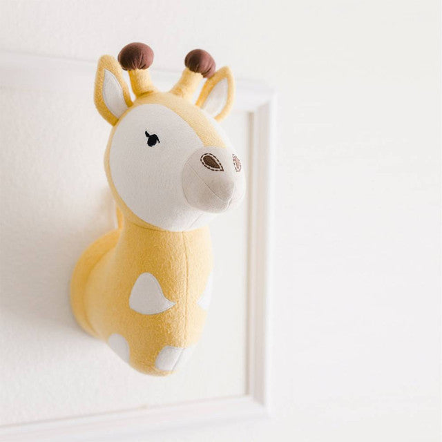 Crane Baby Plush Head Wall Decor - Kendi - Giraffe