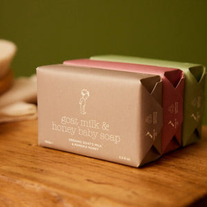 Nature Baby Organic Goat Milk & Honey Baby Soap 100g