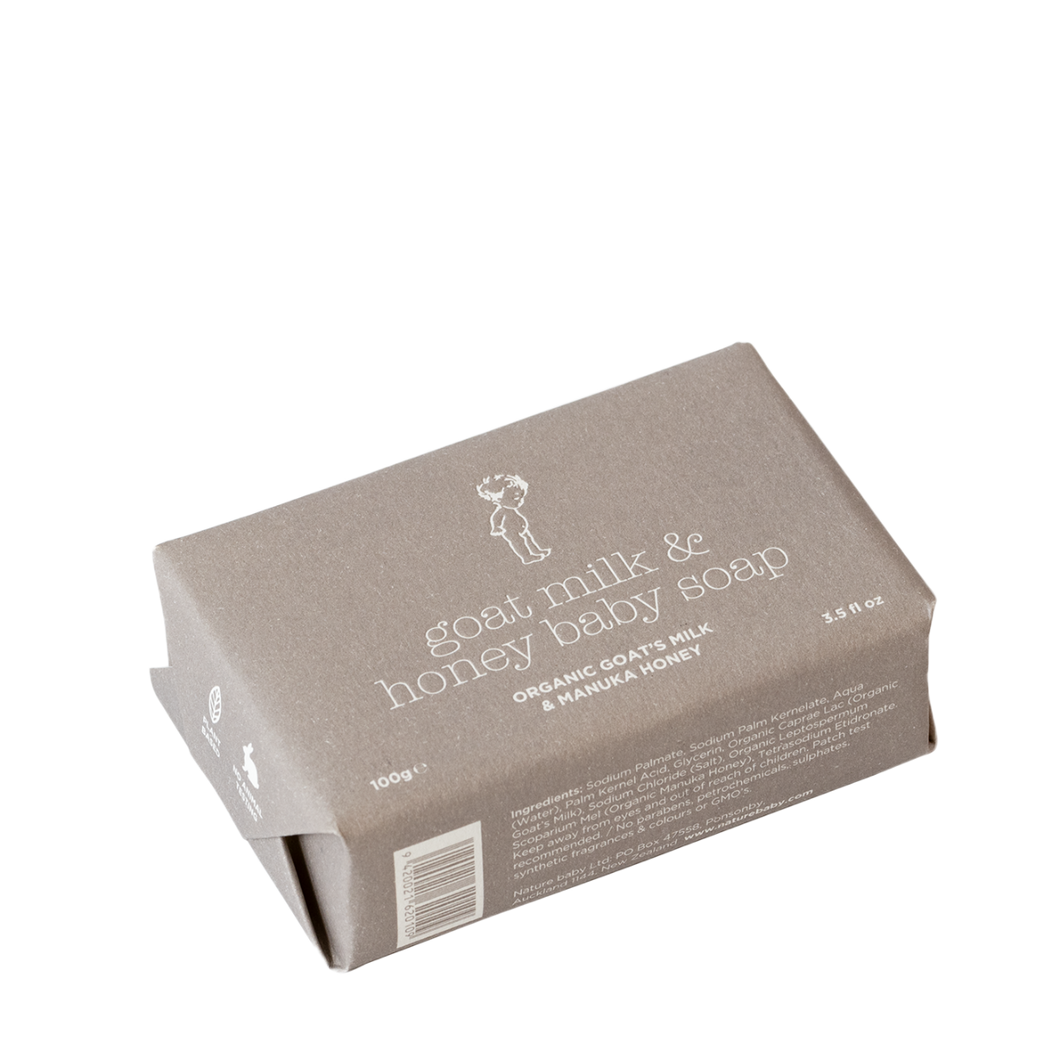 Nature Baby Organic Goat Milk & Honey Baby Soap 100g
