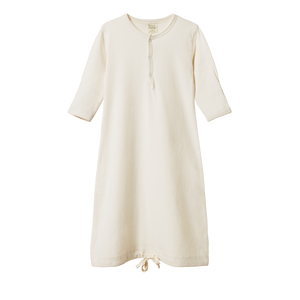 Nature Baby Cotton Sleeping Gown - Natural