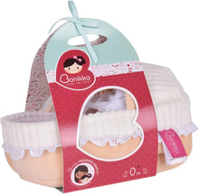 Load image into Gallery viewer, Bonikka Carry Cot with Baby Doll, Bottle &amp; Blanket
