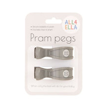 Load image into Gallery viewer, All4Ella Pram Pegs - 2 pack - Choose your colour
