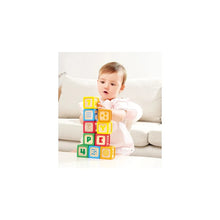 Load image into Gallery viewer, Hape Grip-n-Stack Silicone &amp; Wood Blocks 10 pieces

