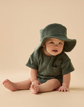 Load image into Gallery viewer, Wilson &amp; Frenchy Organic Terry Growsuit - Deep Blue
