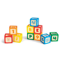 Load image into Gallery viewer, Hape Grip-n-Stack Silicone &amp; Wood Blocks 10 pieces
