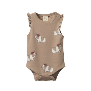 Nature Baby Fleur Bodysuit - Moon Flower Gala Print