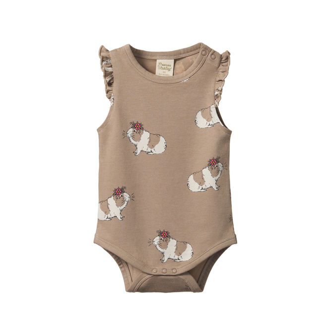 Nature Baby Fleur Bodysuit - Moon Flower Gala Print