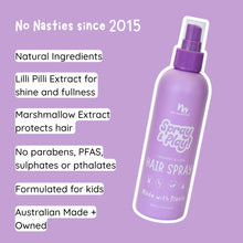 Load image into Gallery viewer, No Nasties Spray &amp; Play Alcohol Free Hair Spray 200ml
