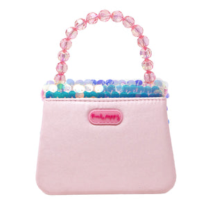 Pink Poppy Ballet Bow Sequin Handbag