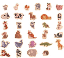 Load image into Gallery viewer, Hape Magnetic Animals 30 piece
