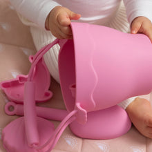 Load image into Gallery viewer, Playground Silicone 8pc Bucket &amp; Spade Set - Pink
