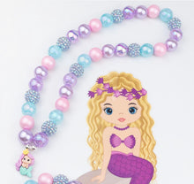 Load image into Gallery viewer, Bubblegum Bella Little Mermaid Necklace
