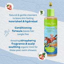 Load image into Gallery viewer, Childs Farm 3 in 1 Swim 250ml  (Strawberry &amp; Organic Mint)
