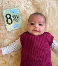 Load image into Gallery viewer, 100% Pure Merino Knitted Vest/Singlet - 0-3 months - Mint
