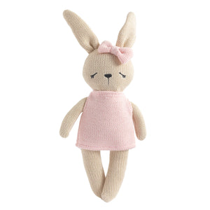 Living Textiles Knitted Animal Soft Toy - Bella the Bunny