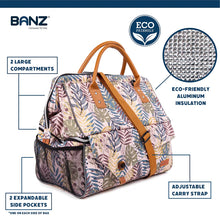 Load image into Gallery viewer, Banz Large Picnic Cooler Bag – Grevillea Navy Blue
